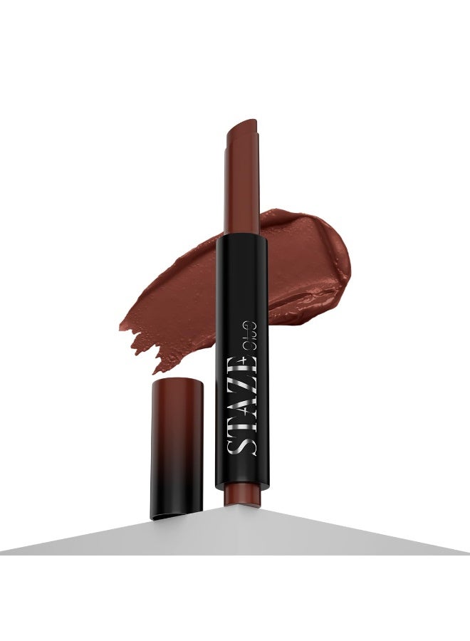 Staze 9to9 Y.U.M.M.Y Lip Gloss Balm | Intense High-Shine Gloss Finish | With SPF 15 | Lightweight | 05 Double Espresso | 2g - Image 1